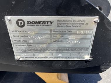 Doherty Hyd Quick Hitch image 11